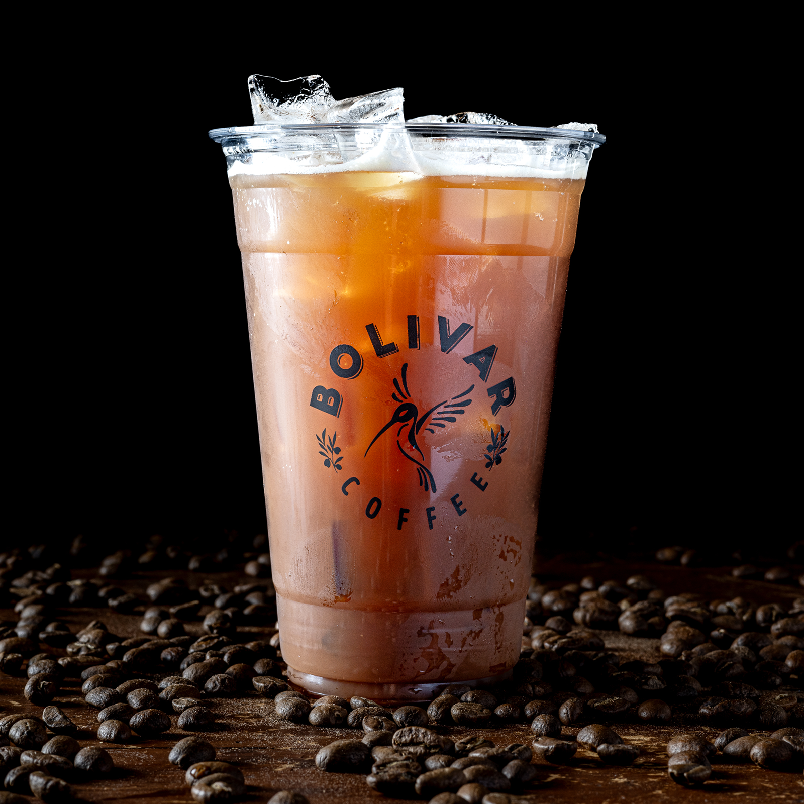 Iced coffee.