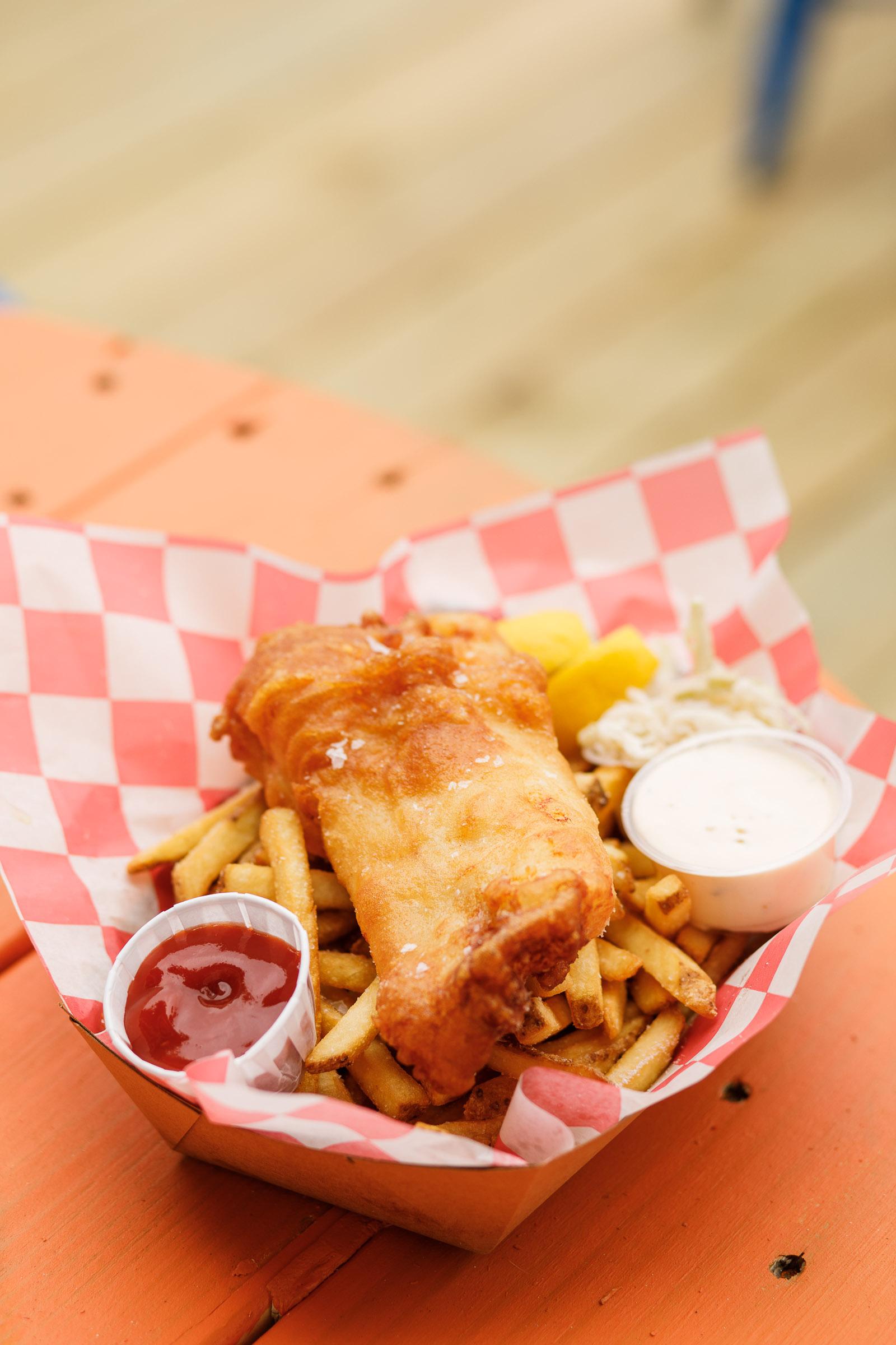 Fish and Chips.