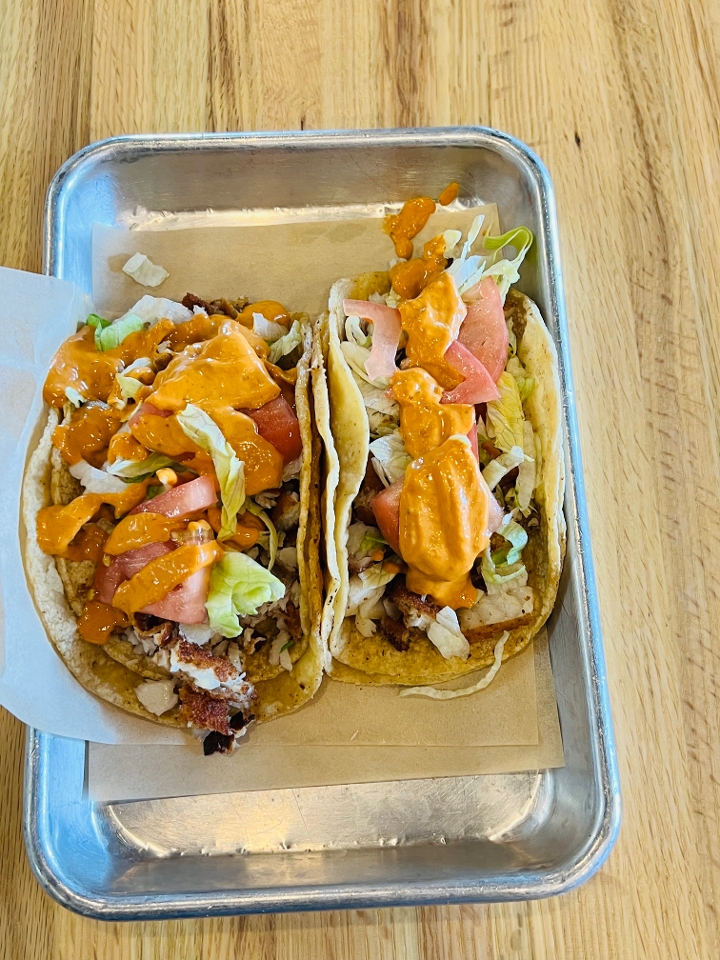 Taco Pescado (2 tacos in Order).