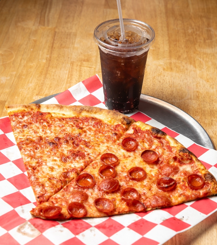 2 Slices and Soda.
