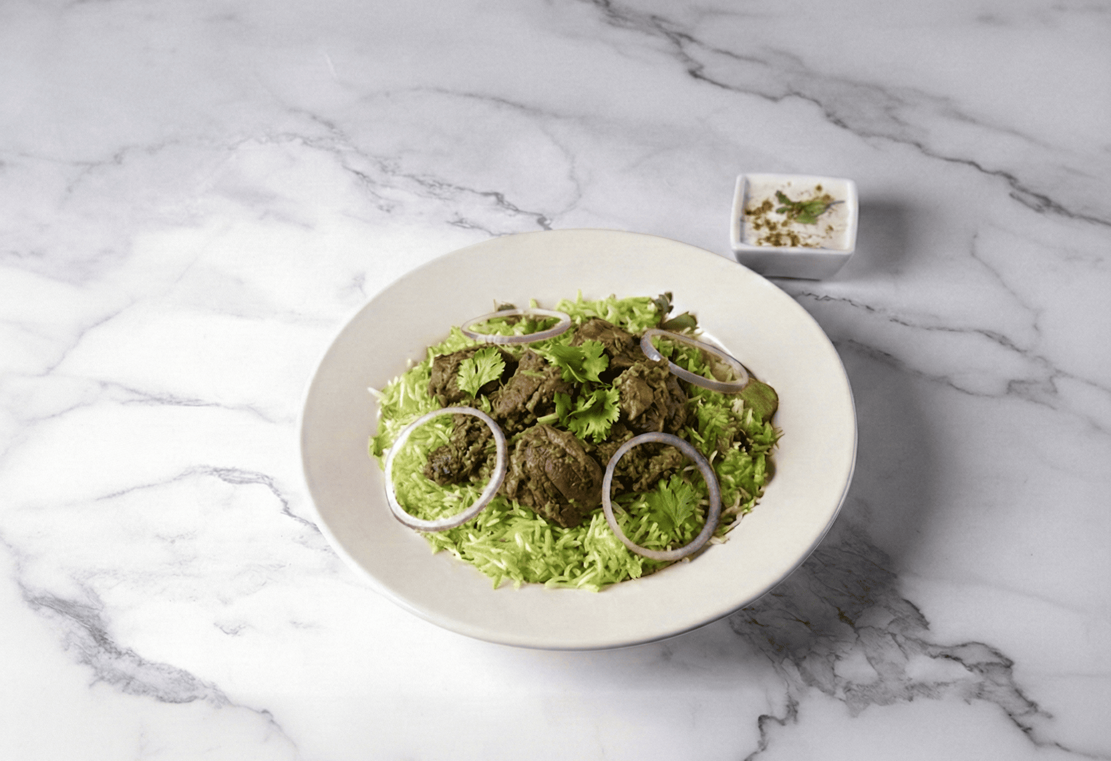 GONGURA GOAT BIRYANI.