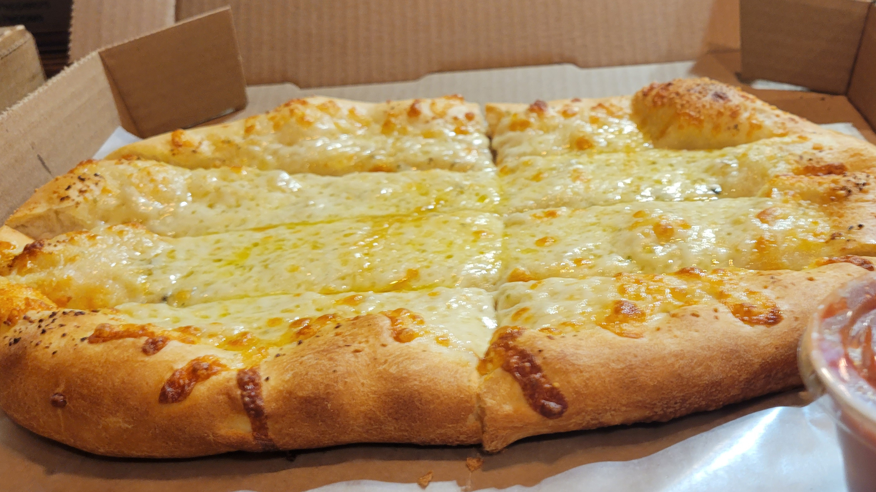 Large - Cheese Bread/ Flat Bread.