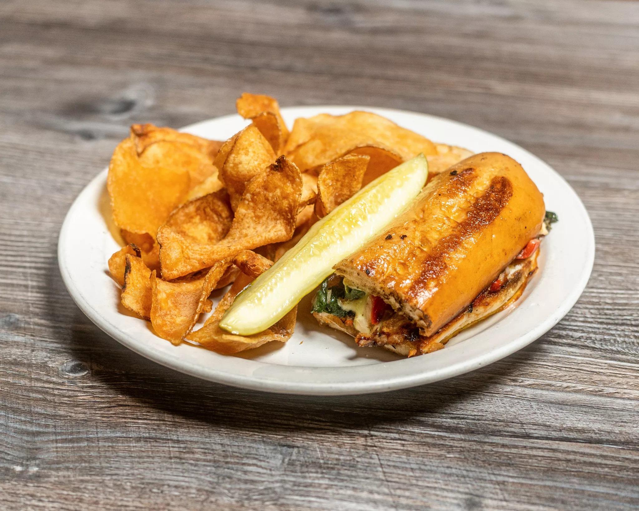 Veggie Sandwich Half.