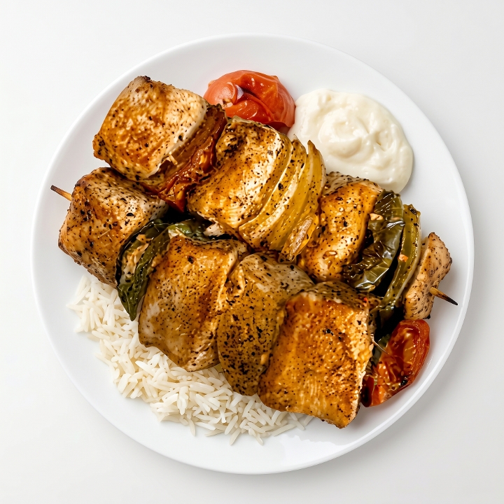 Kabob plate.