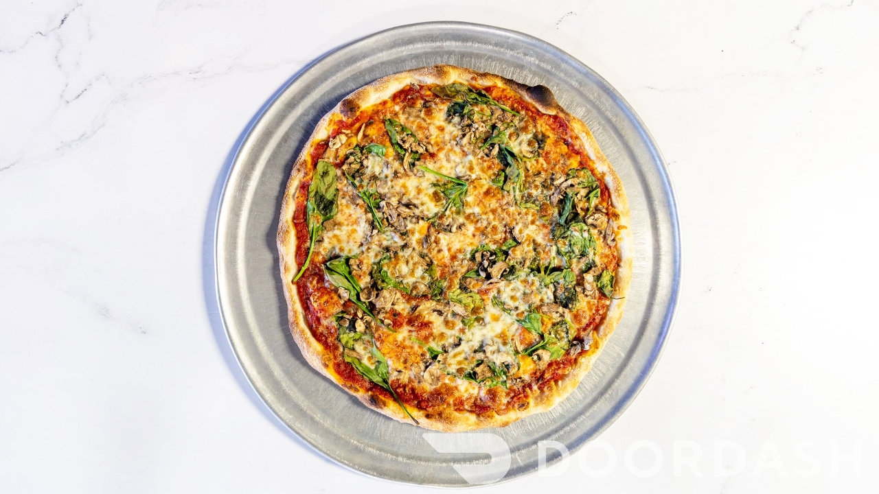 14" Spinach Mushroom.