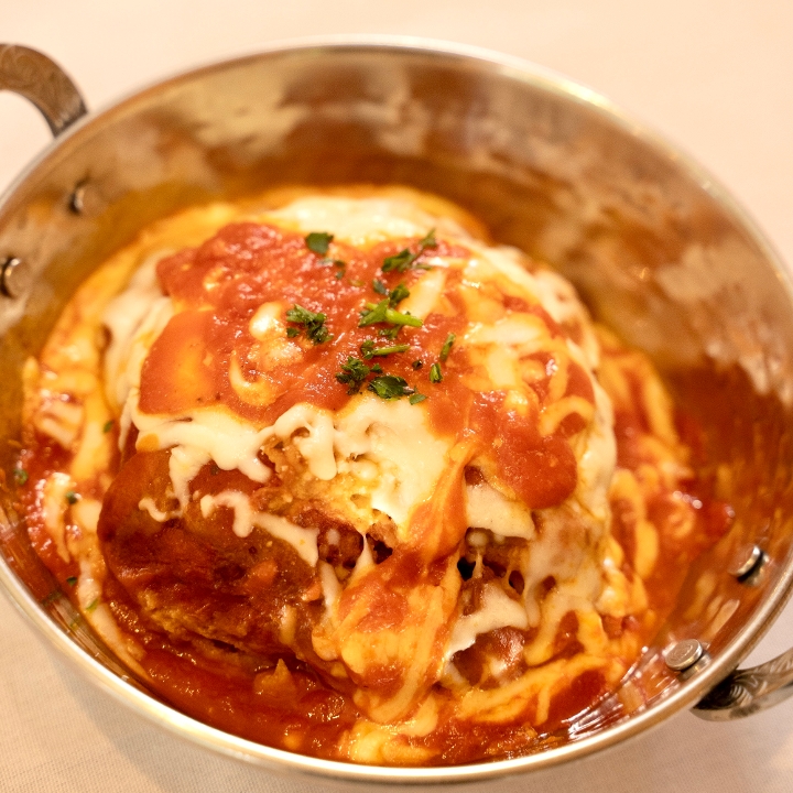 Eggplant Parmigiana.
