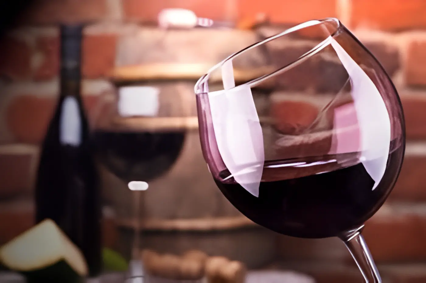 Cabernet mini bottle (red).