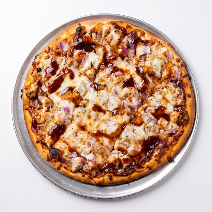 BBQ Chicken Pizza.