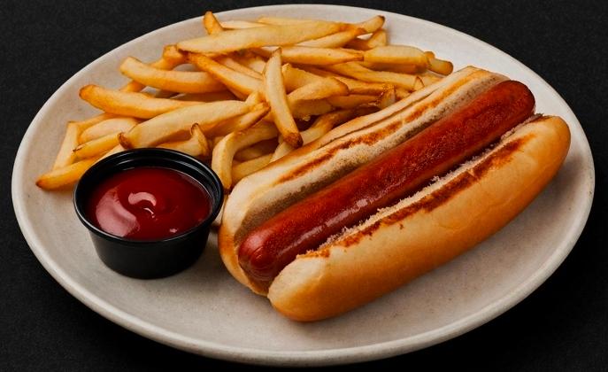 Kids Hot Dog and Fries.