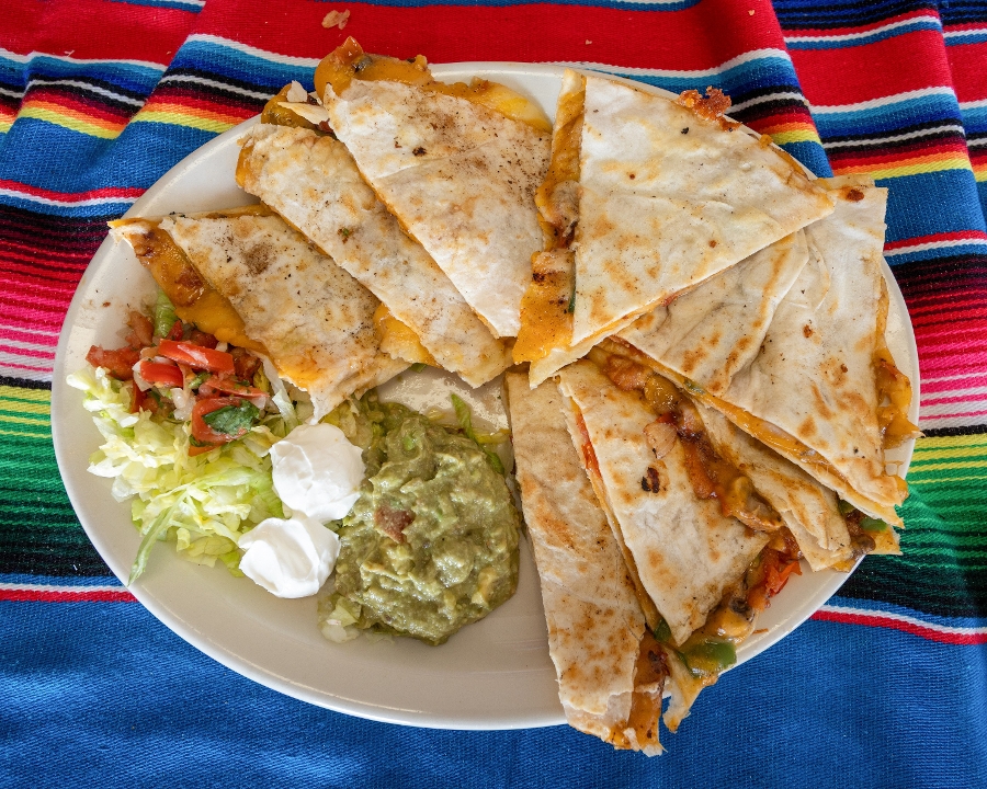 Veggie Quesadilla.