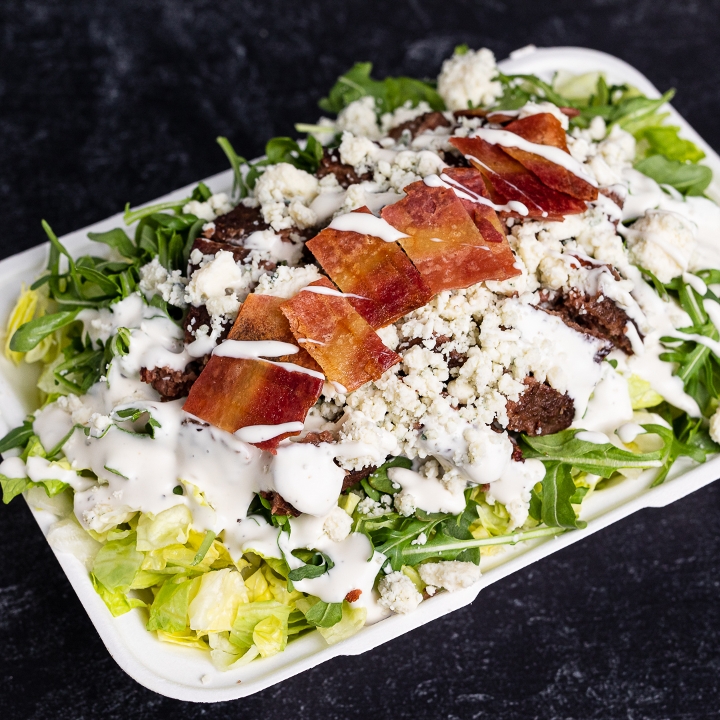 Red & Blue Burger Salad.