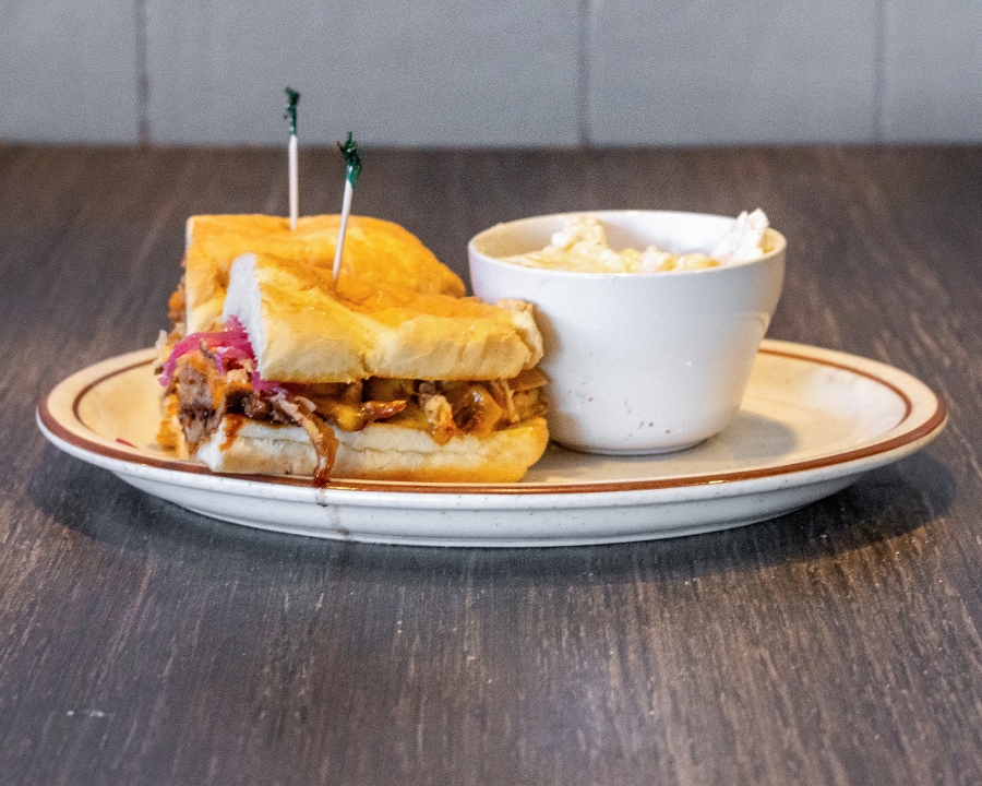 Cowboy Up! Tri-Tip Sandwich.