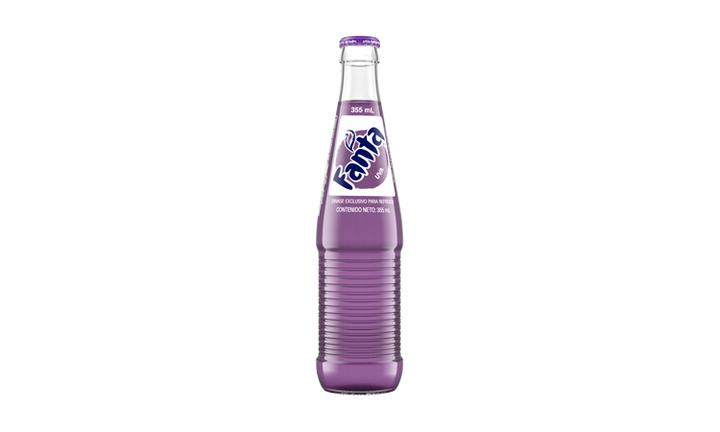 Mexican Fanta Grape, Bottle.