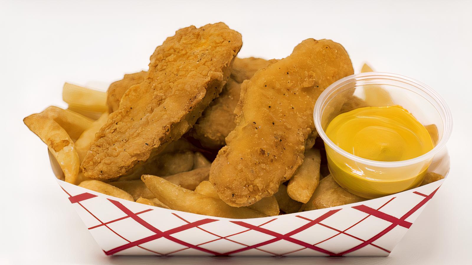 Chicken Tenders Five Dollars.