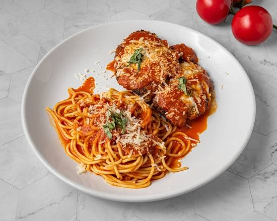 CHICKEN PARMIGIANA.