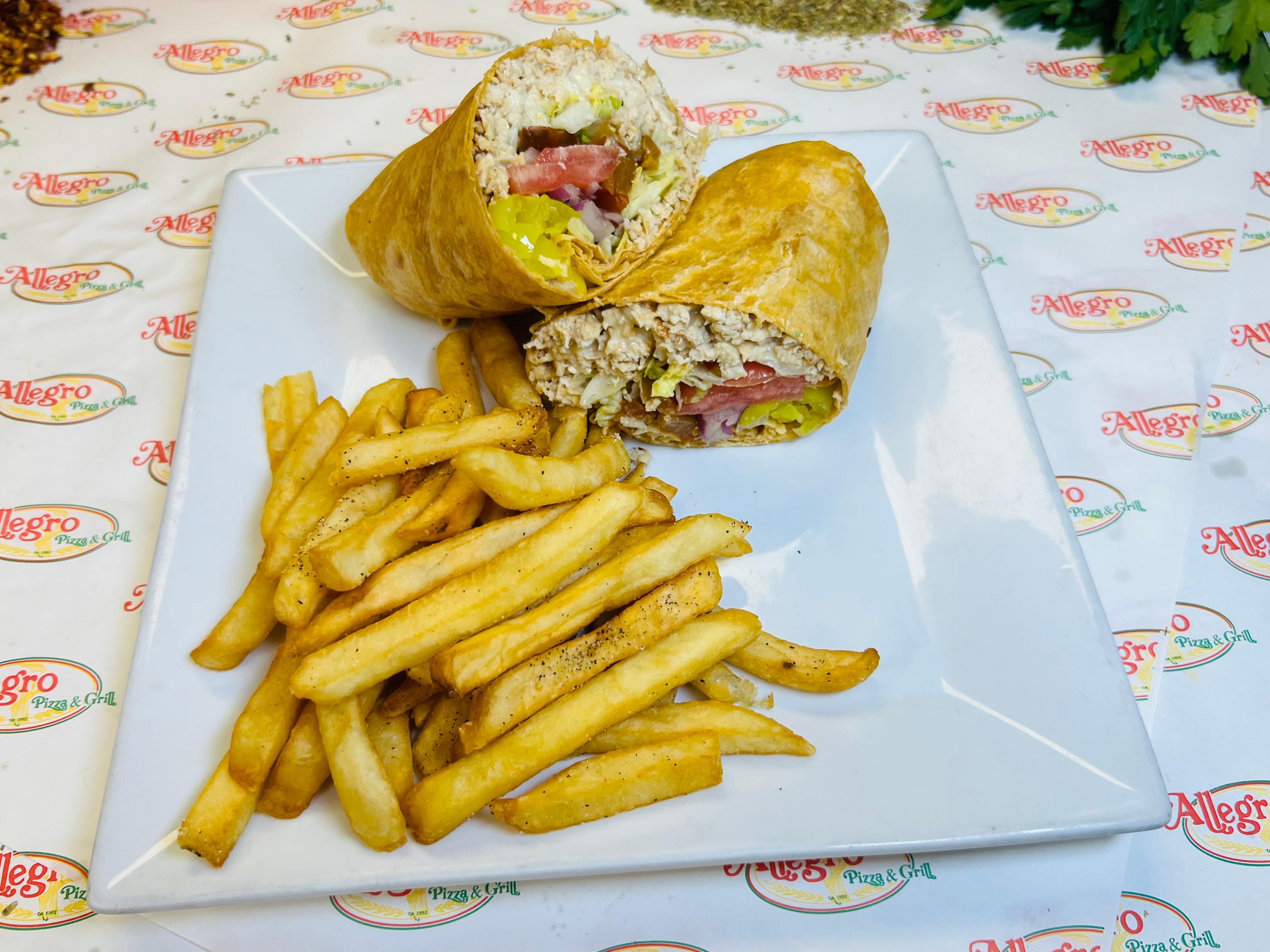 Chicken Steak Wrap.