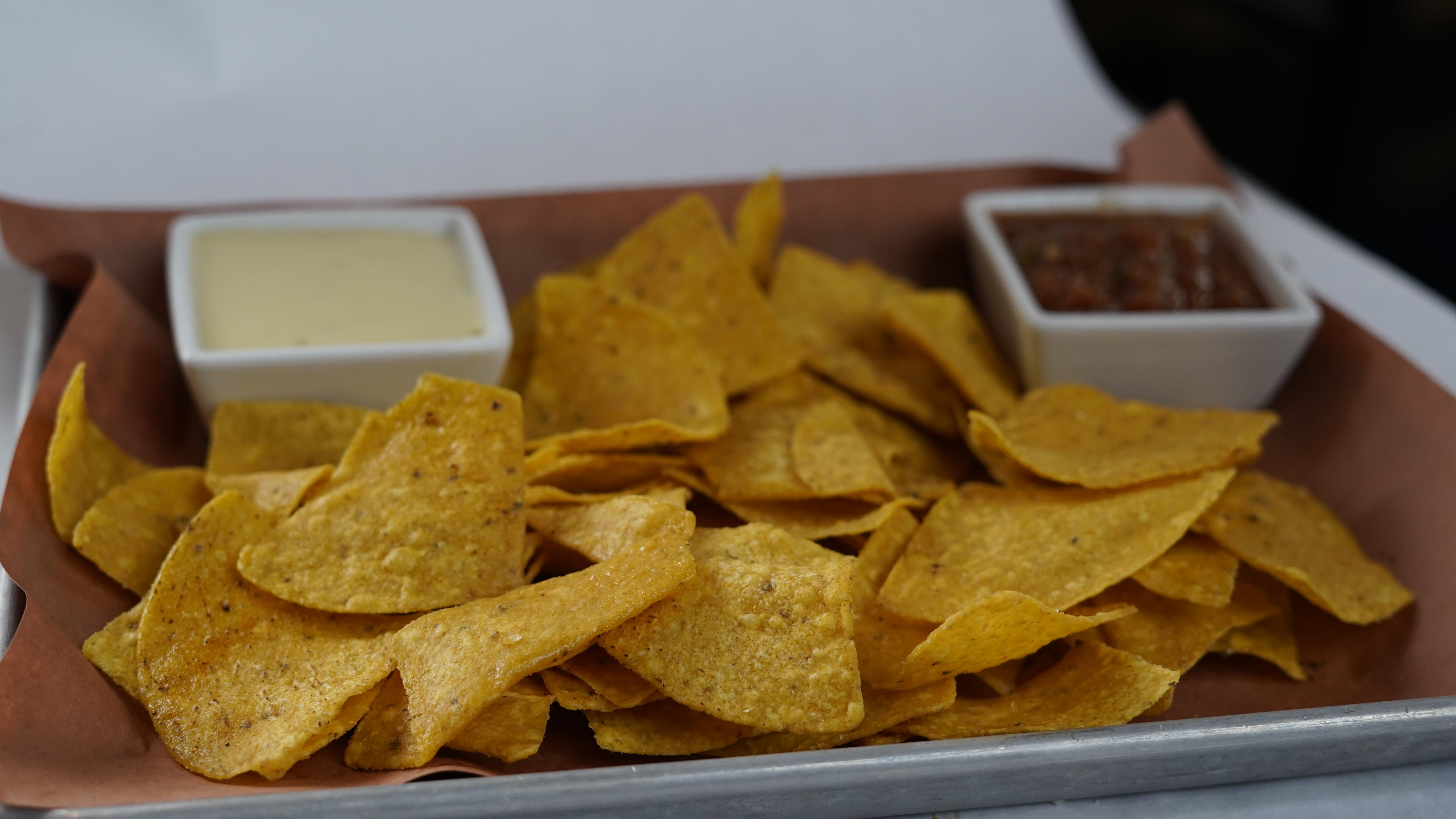 Chips, Salsa & Queso.