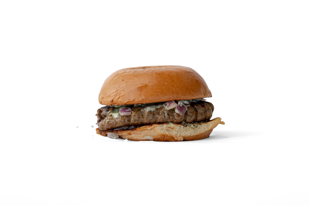 Chapli Burger with Seasoned Fries.