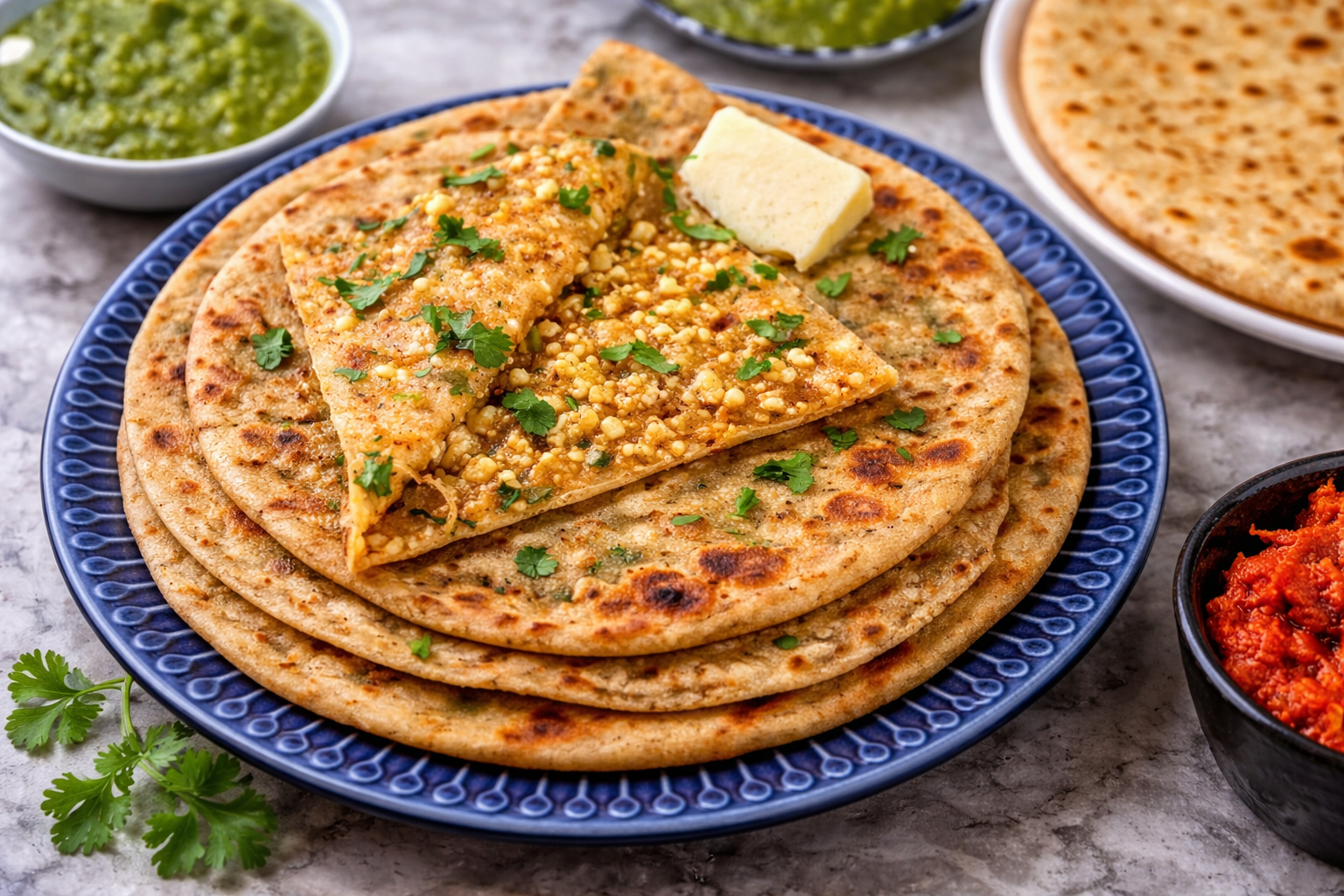 Paneer Paratha.