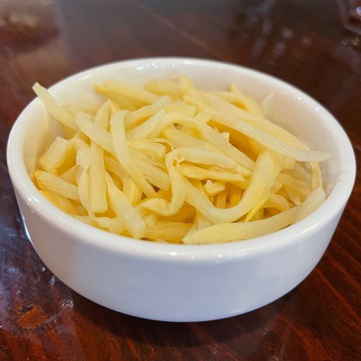 SIDE Steamed Bamboo Shoot.