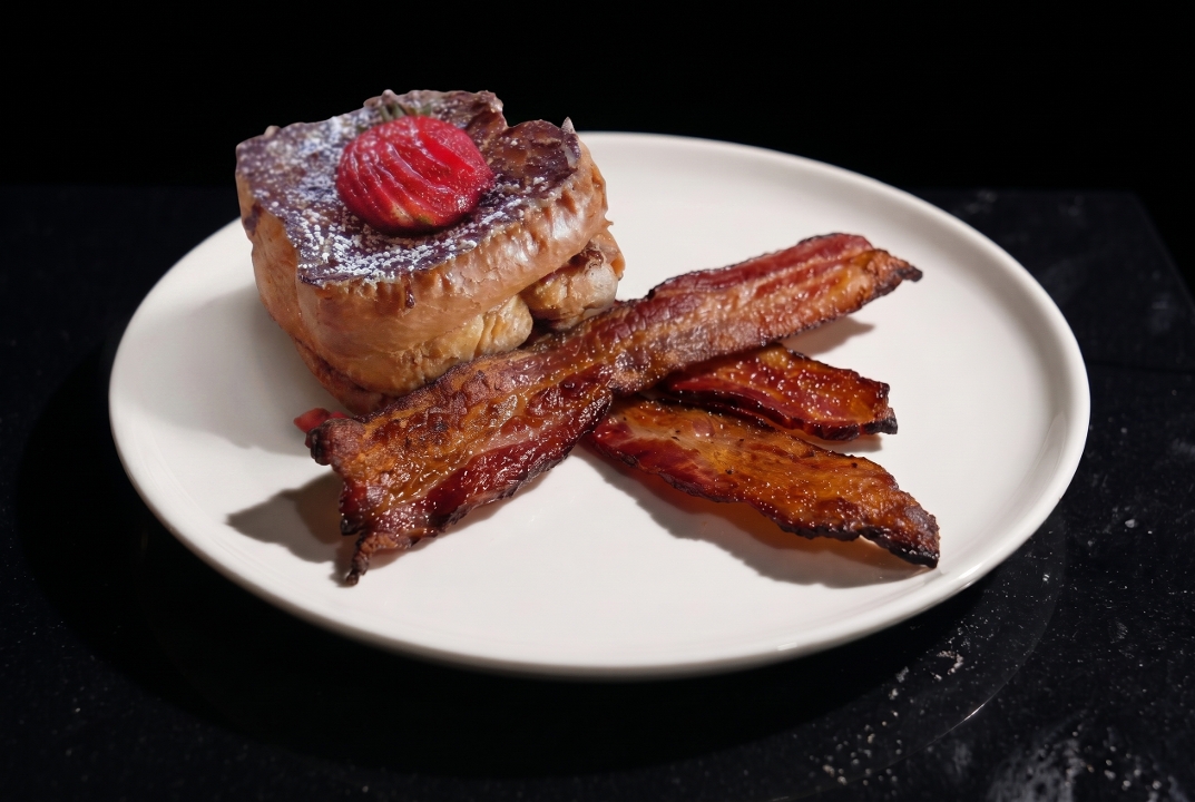 Kid French Toast w/Bacon.