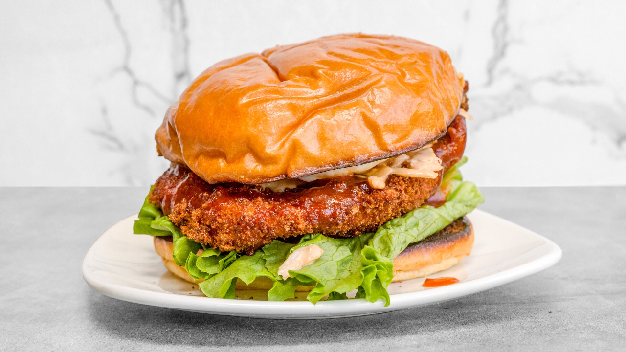 Sriracha Honey Chicken Sandwich.