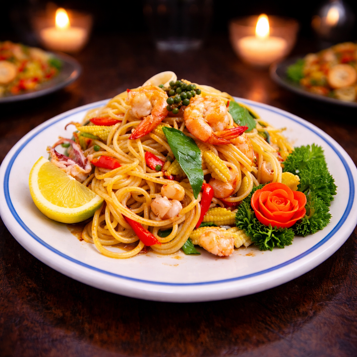 Spaghetti Kee Mao.
