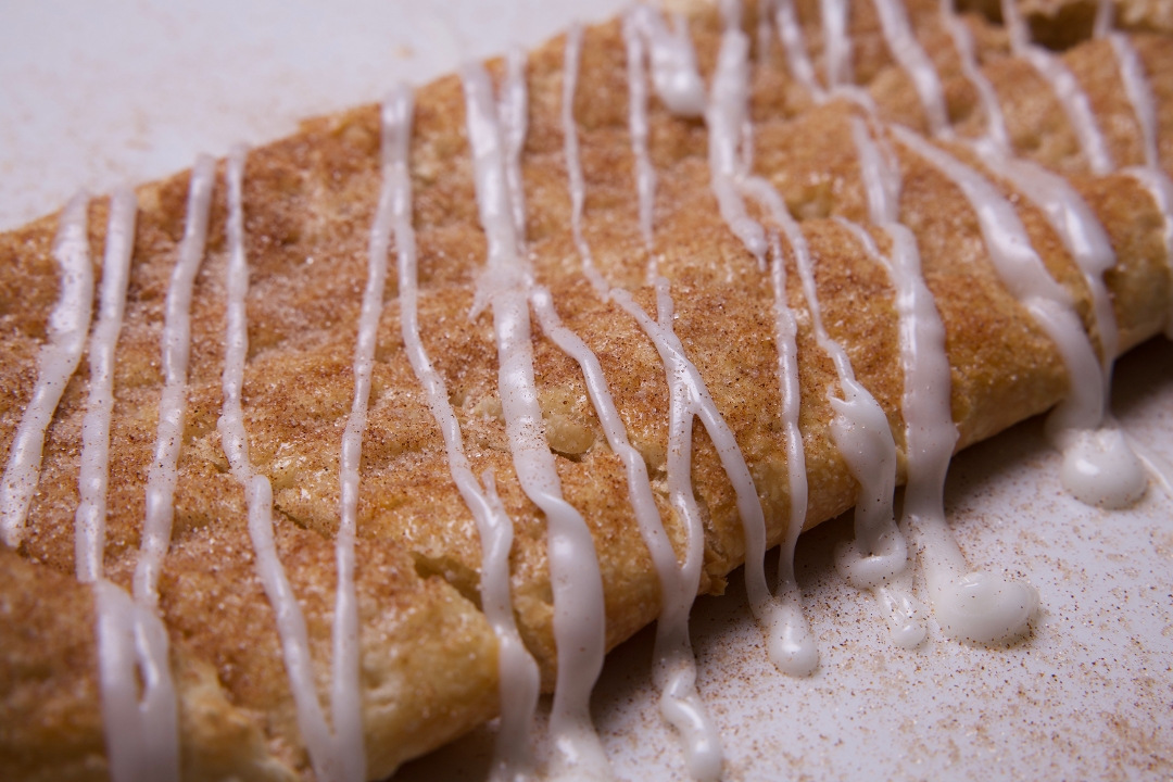 Cinnamon Sticks With Icing.