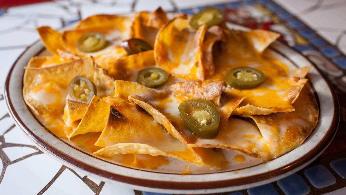 Cheese Nachos.
