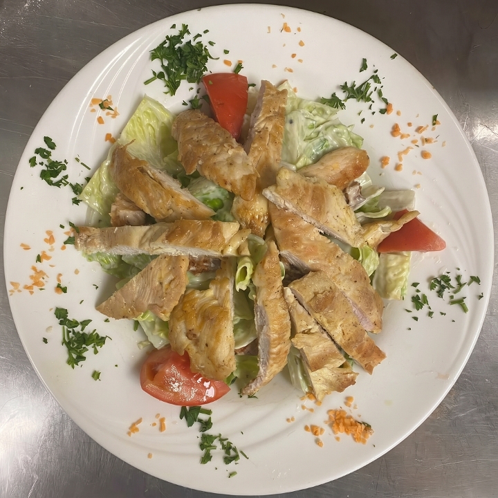 Caesar Salad-With Grilled Chicken HALF.