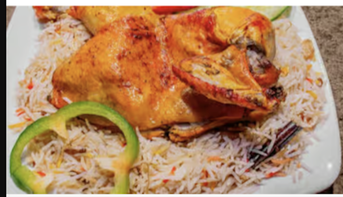 Half Chicken Mandi.