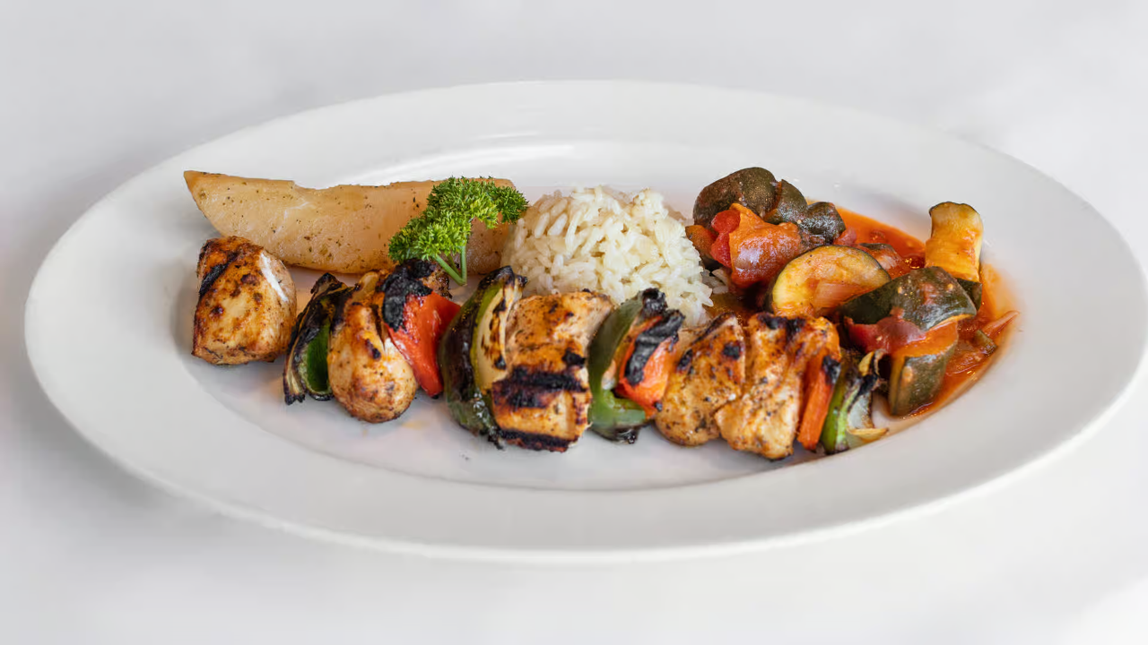 CHICKEN KEBAB.