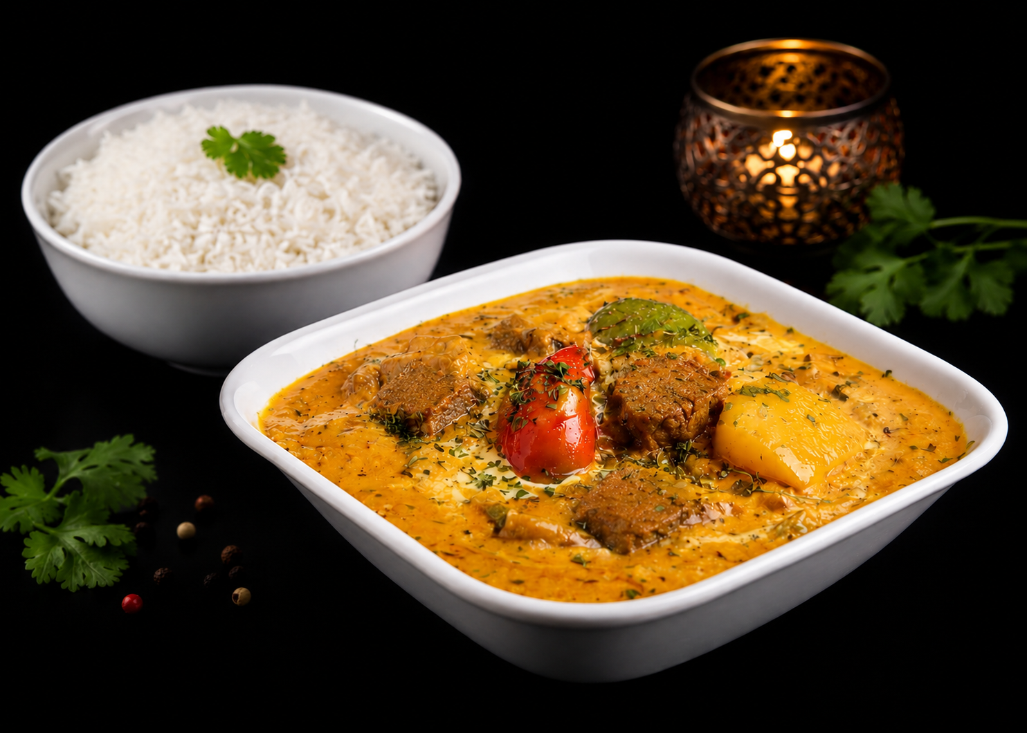 Goat Tikka Masala.