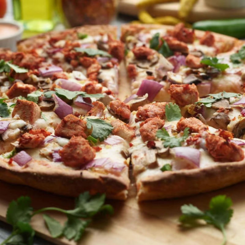 Deep Pan Tandoori Chicken Pizzatwist.