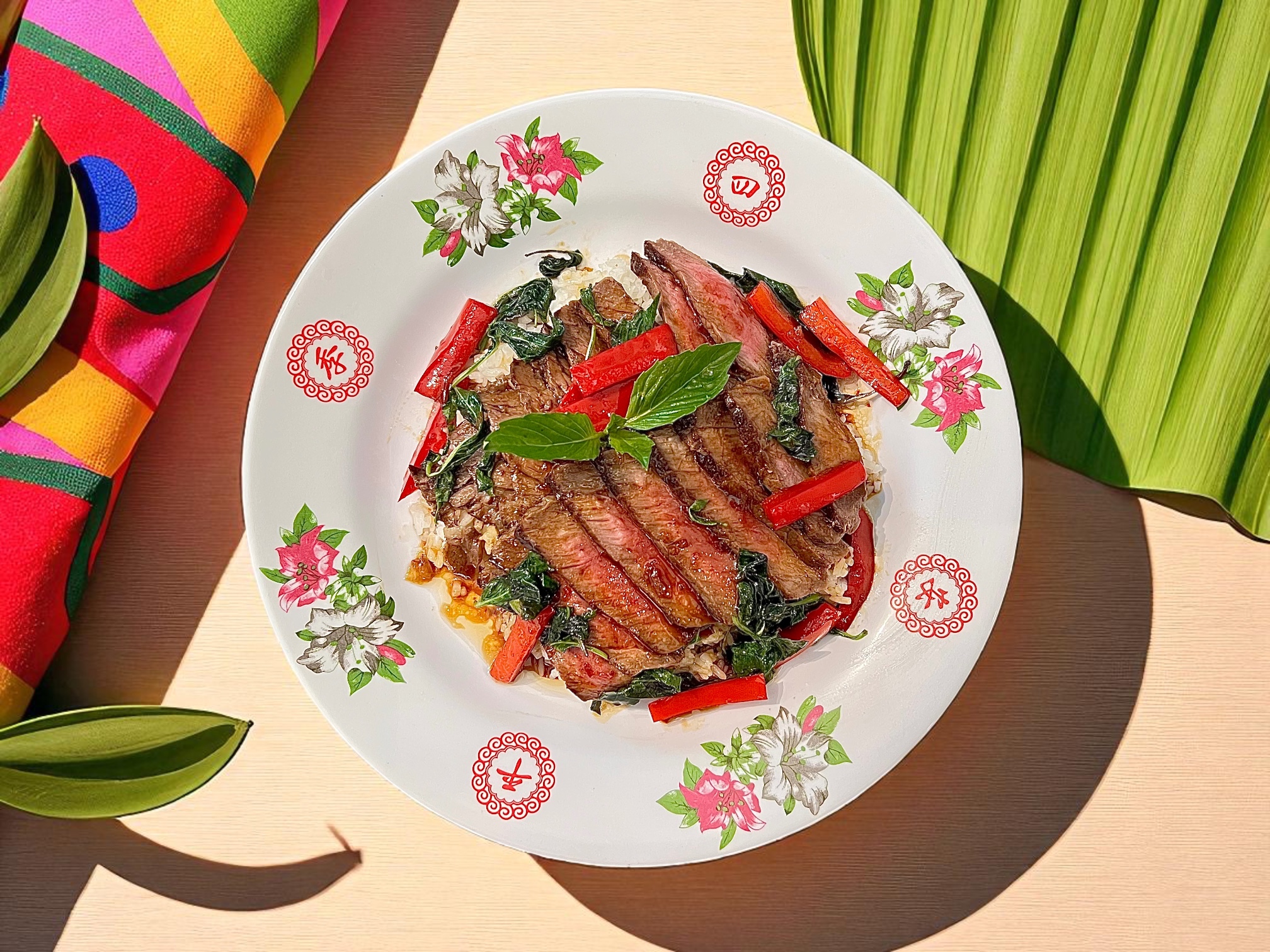 #30 Sweet Basil Stir Fry ผัดโหระพา.