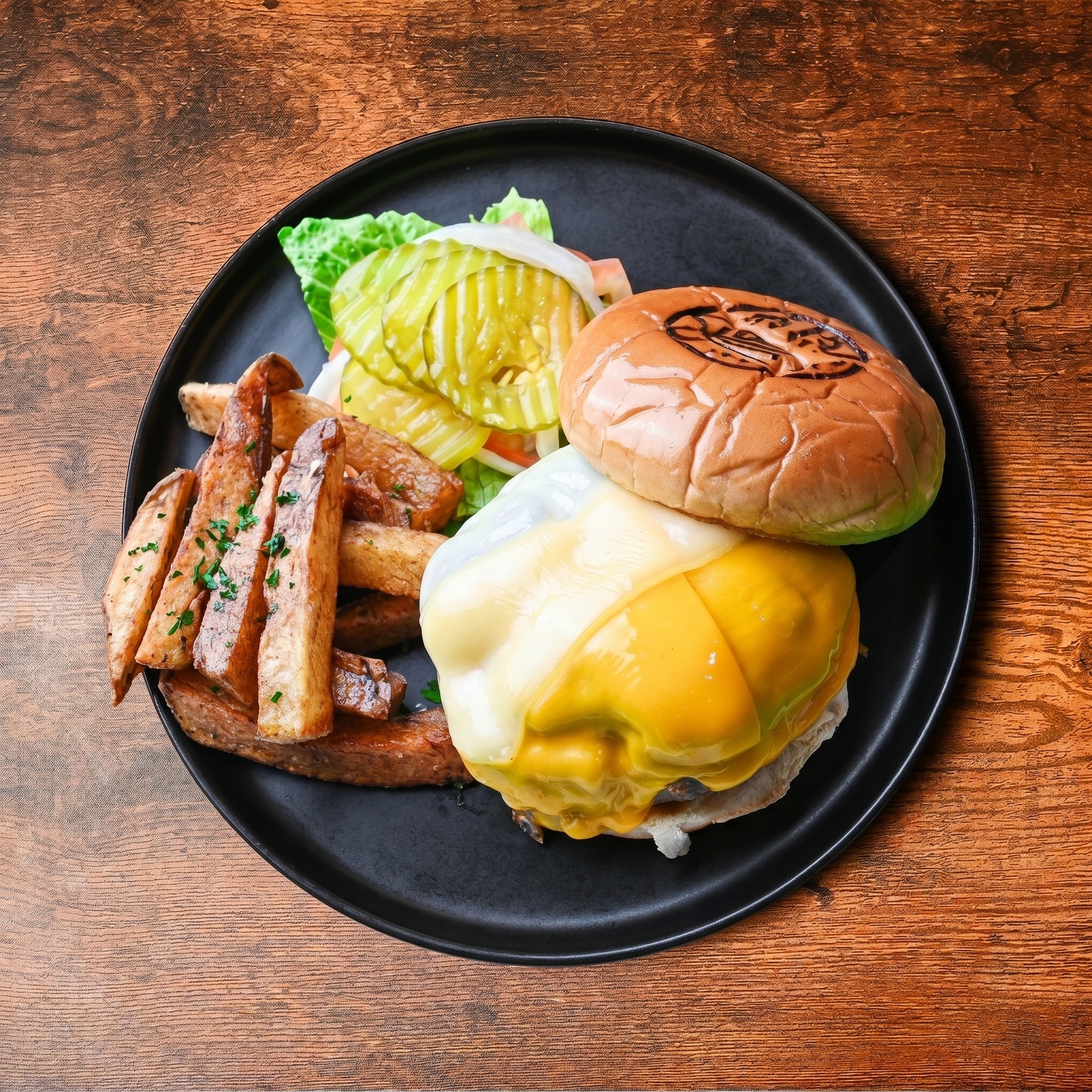 Half Pound Burger.