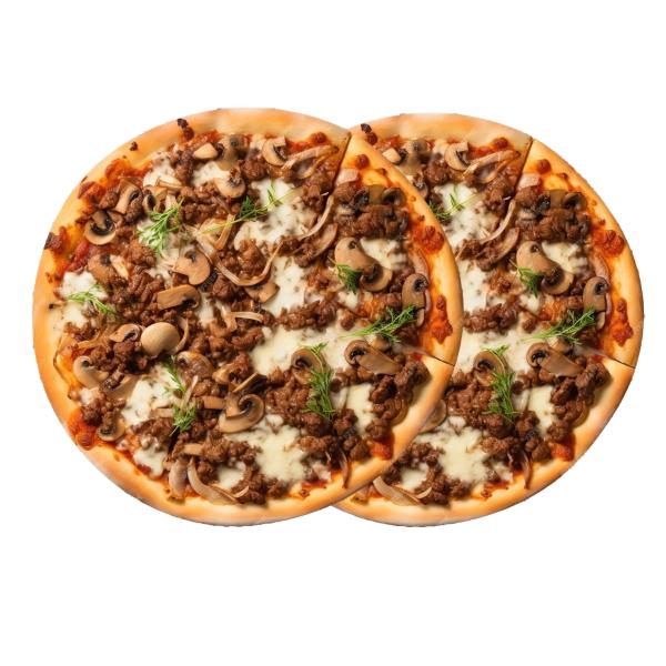 Double Deal: 2 14'' Meat Overload.