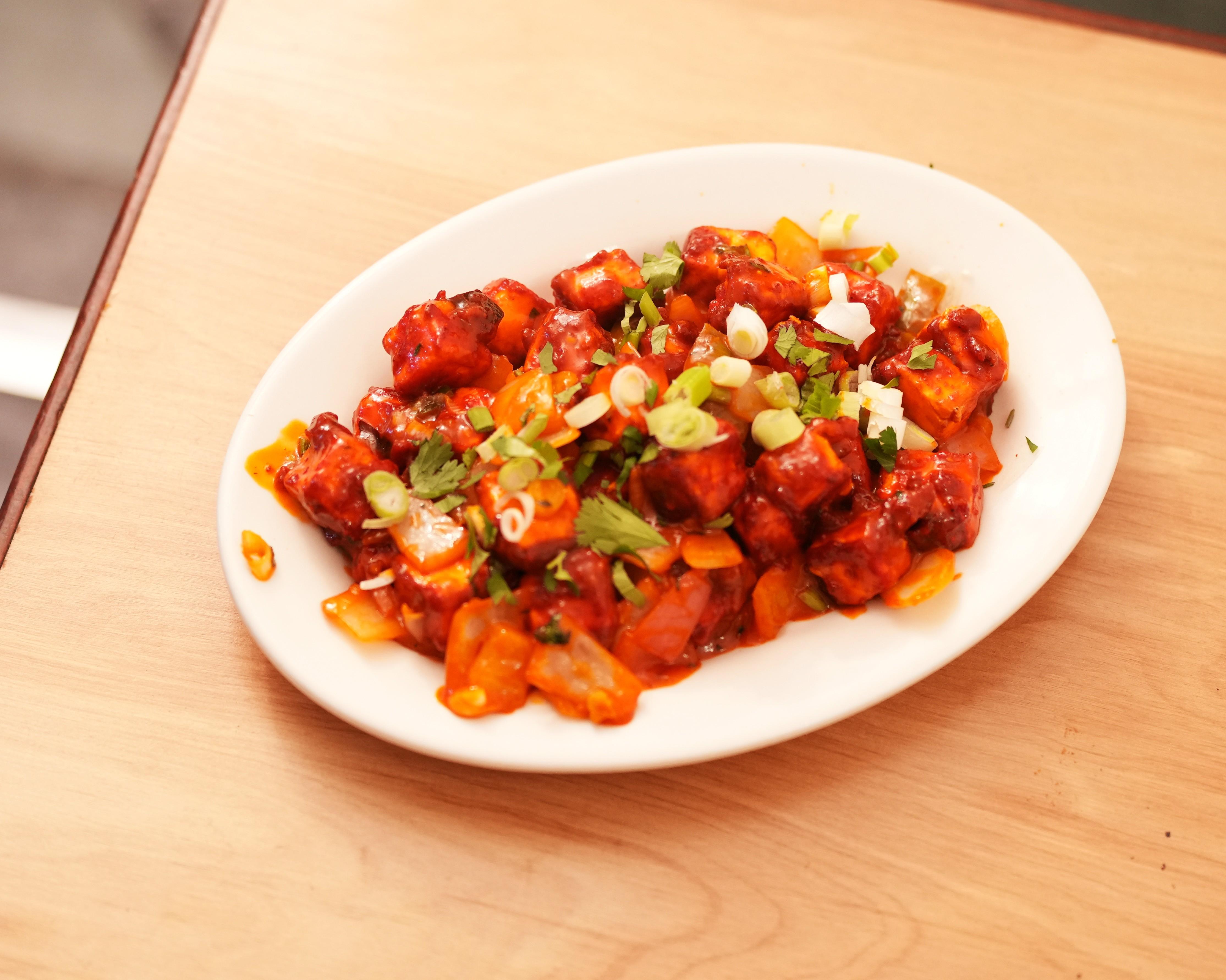 Chilli Paneer.