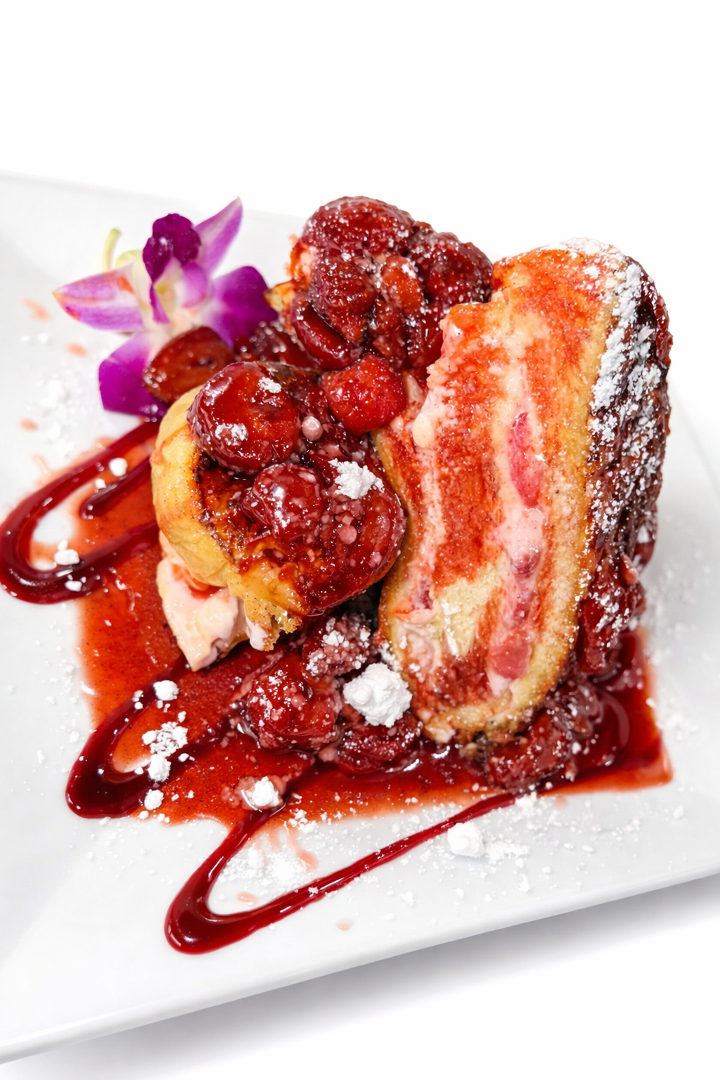 Strawberry Cheesecake French Toast.