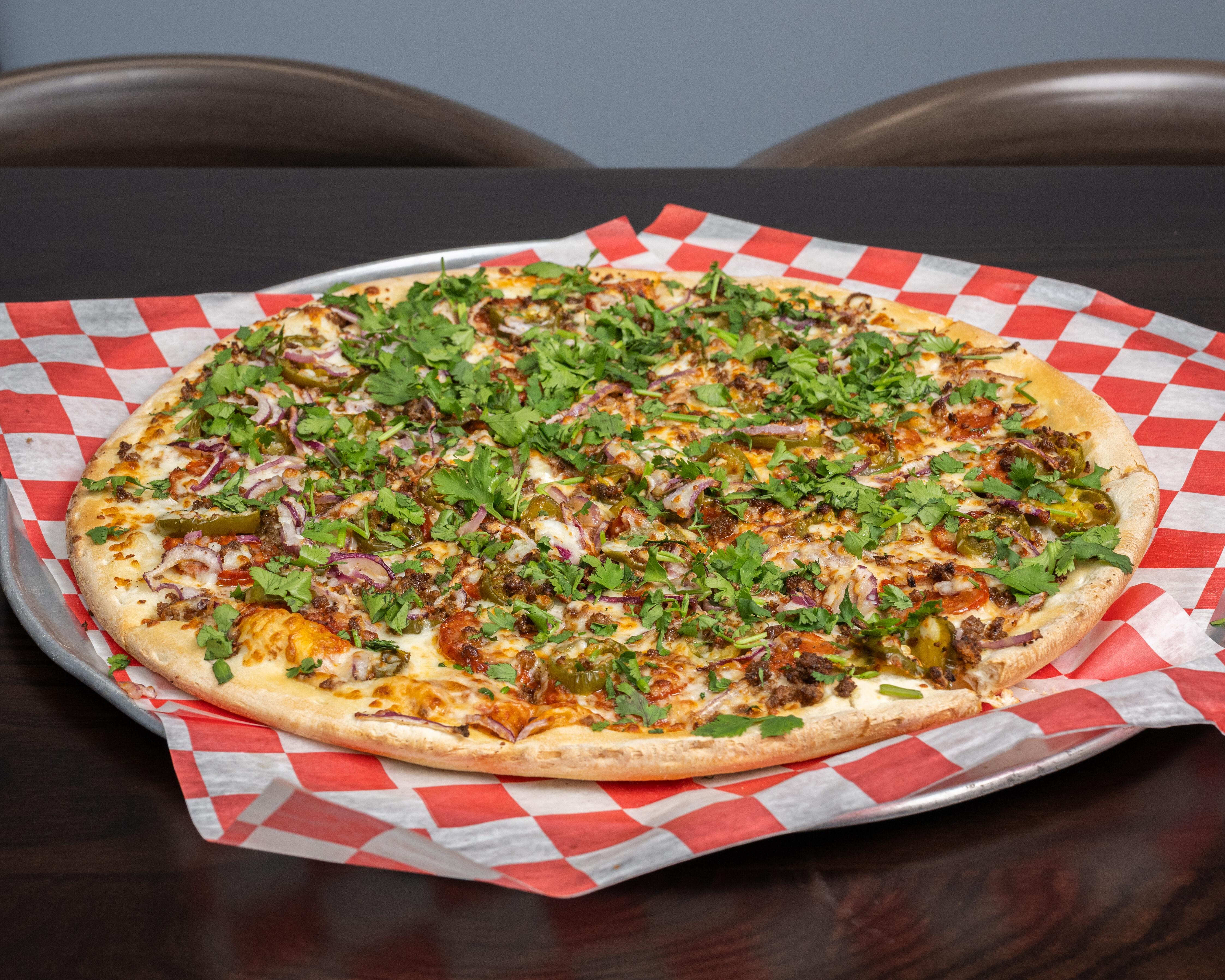 X-Large 18" Garlex Mexicana Pizza.