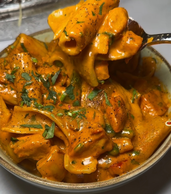 Butter Chicken Pasta.