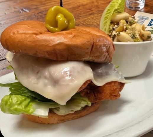 Crispy Chicken Mozzerella Melt.