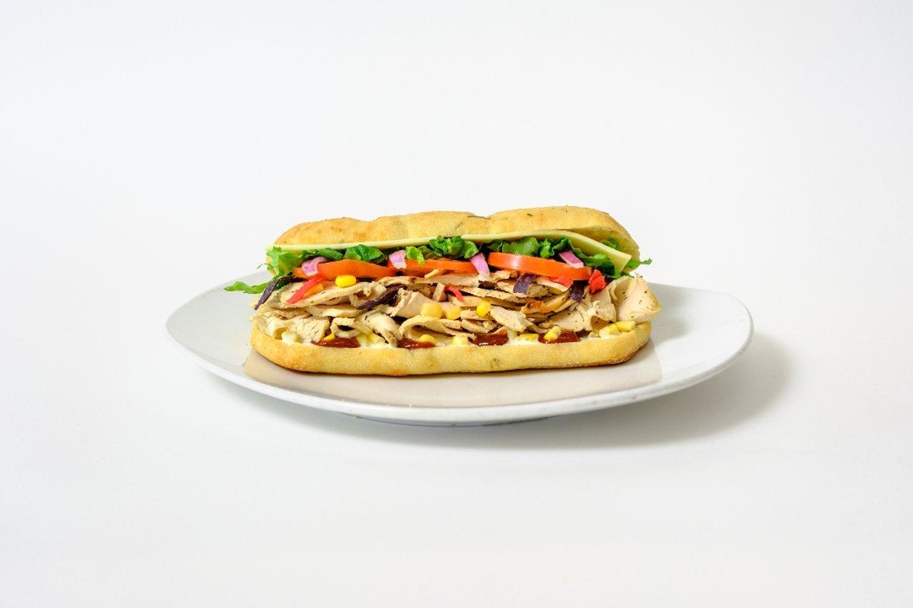 Bbq ranch chicken sando.