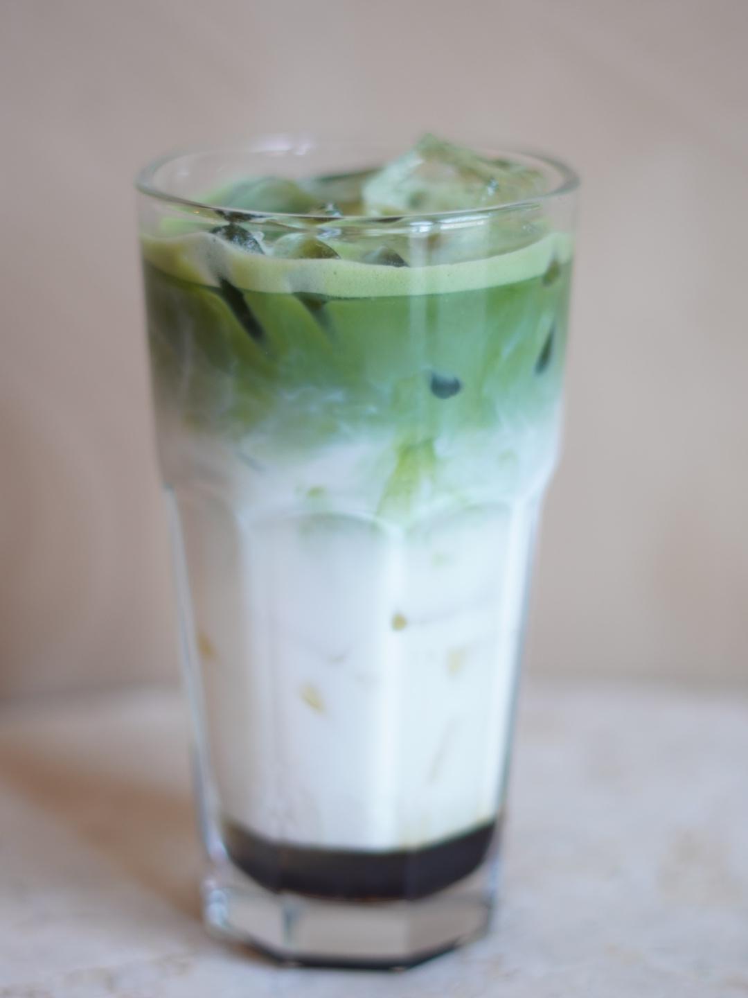 Iced Raffaelo Matcha.