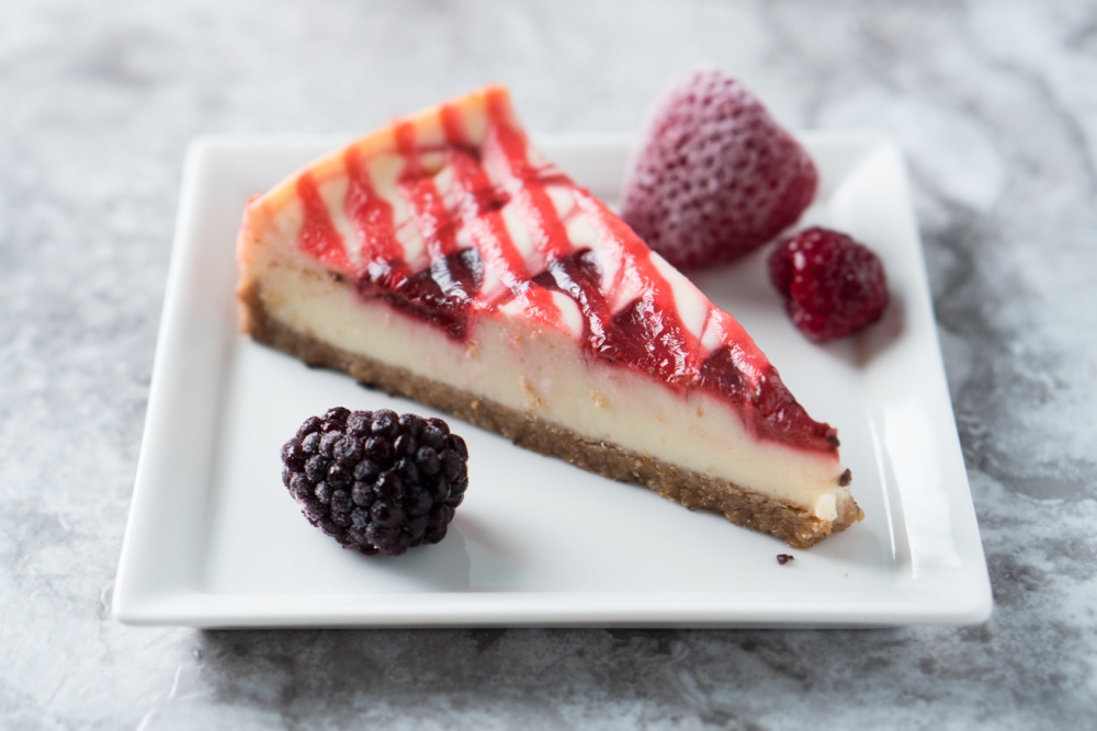 Strawberry Cheesecake | veg.