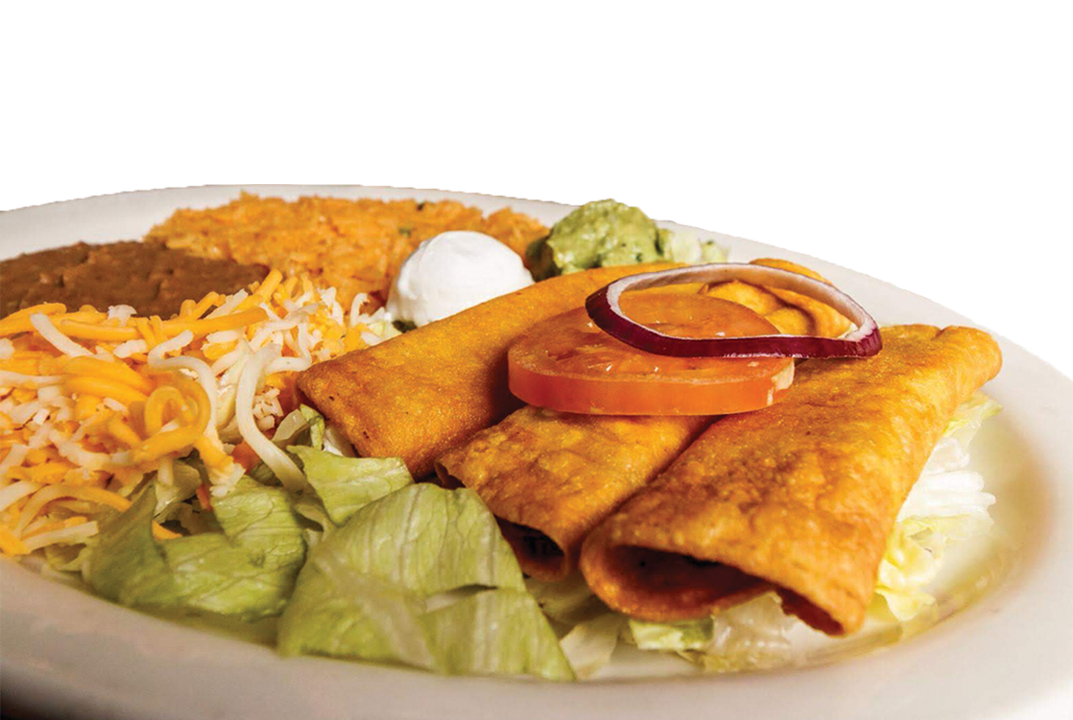 #10 Chicken Flautas.