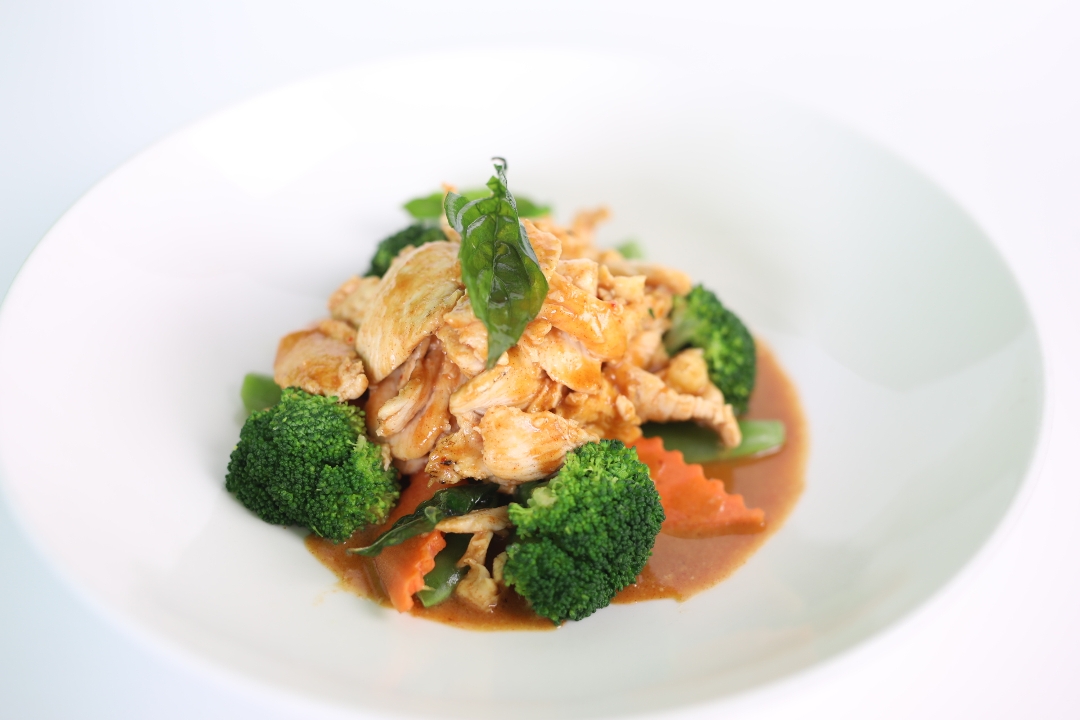 Peanut Basil Chicken.