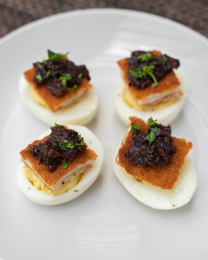 Gourmet Deviled Eggs.