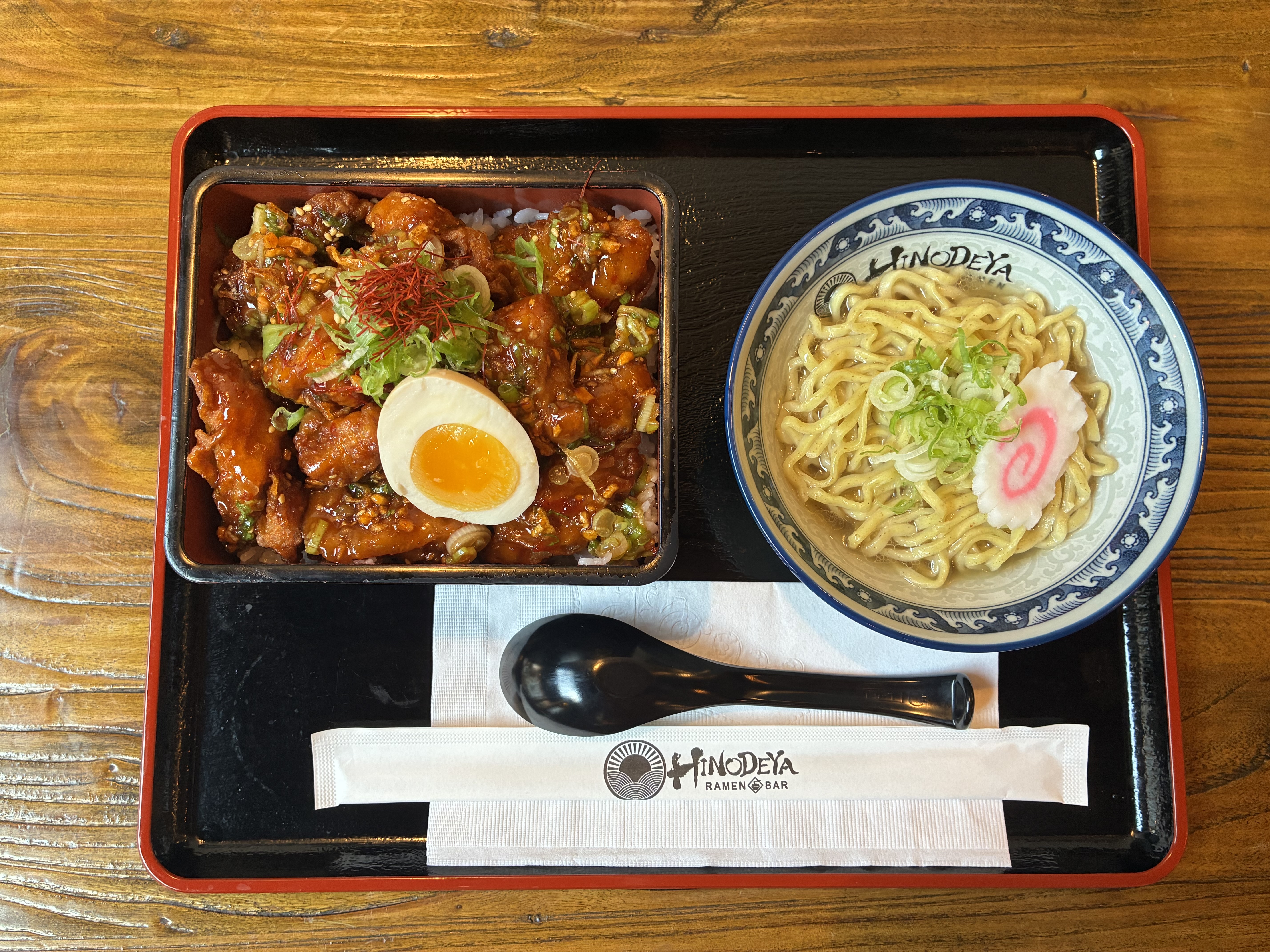 Yu-Lin-Chi Don with Mini Ramen.