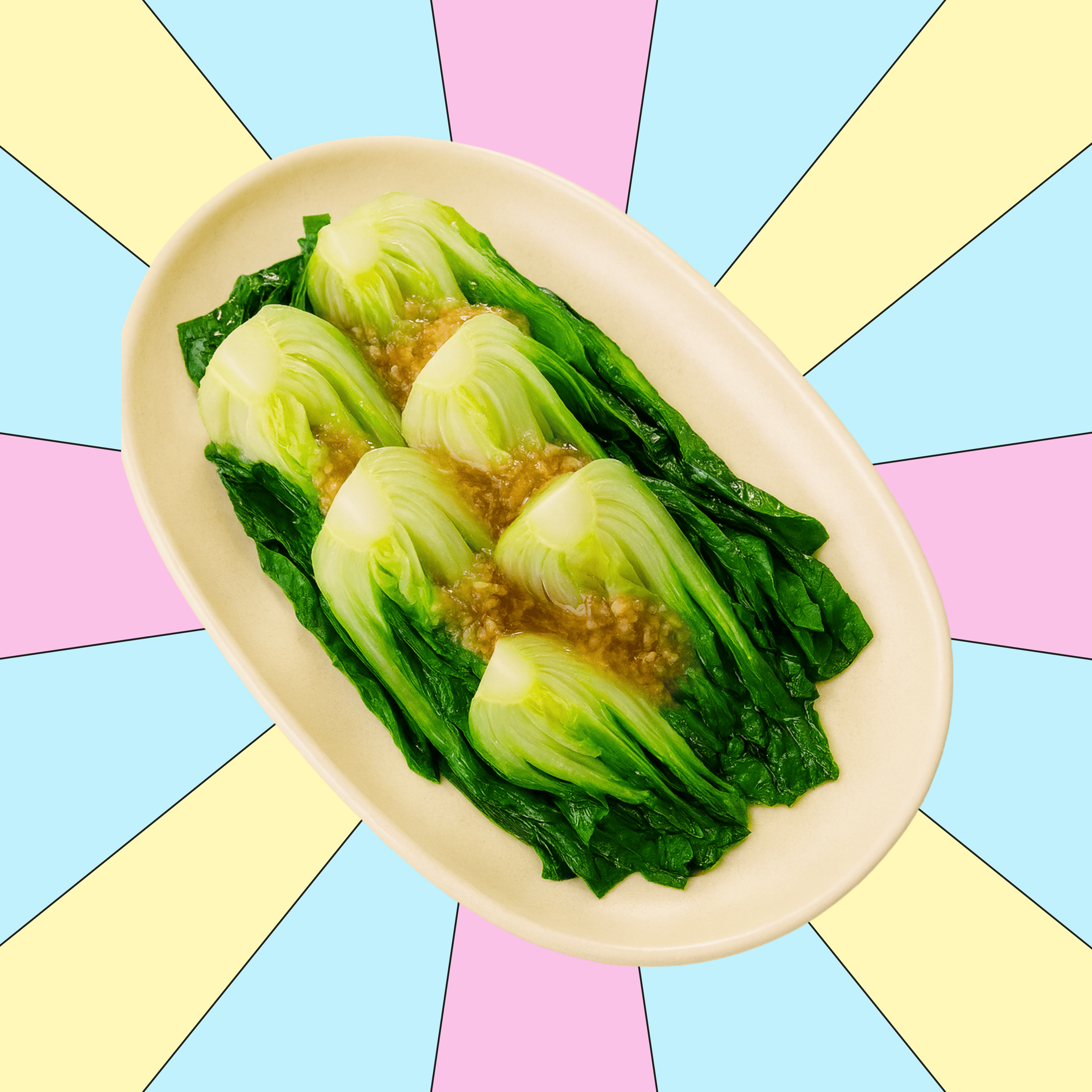 Steamed Bok Choy.